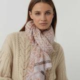 Friendly Hunting Tuch Felted Stole Eyes of Marrakesh Prism