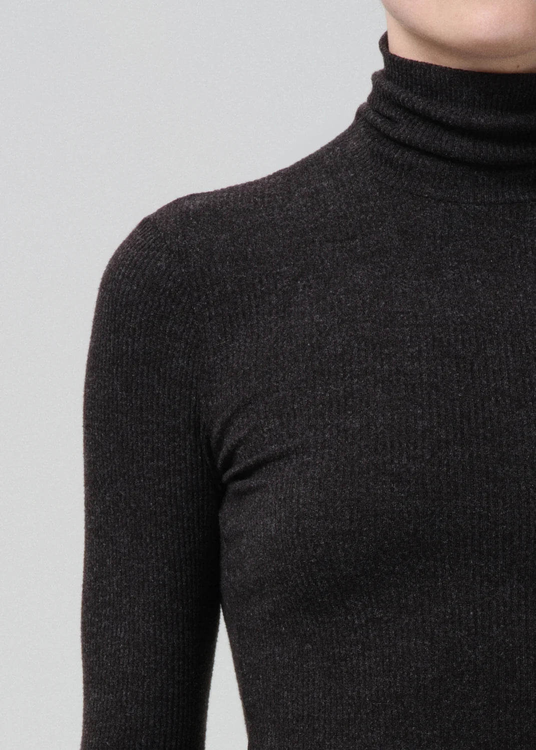 Citizens of Humanity Turtleneck Caradene Heather Charcoal