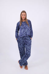 Friendly Hunting blouse Aine Cheetah Iris