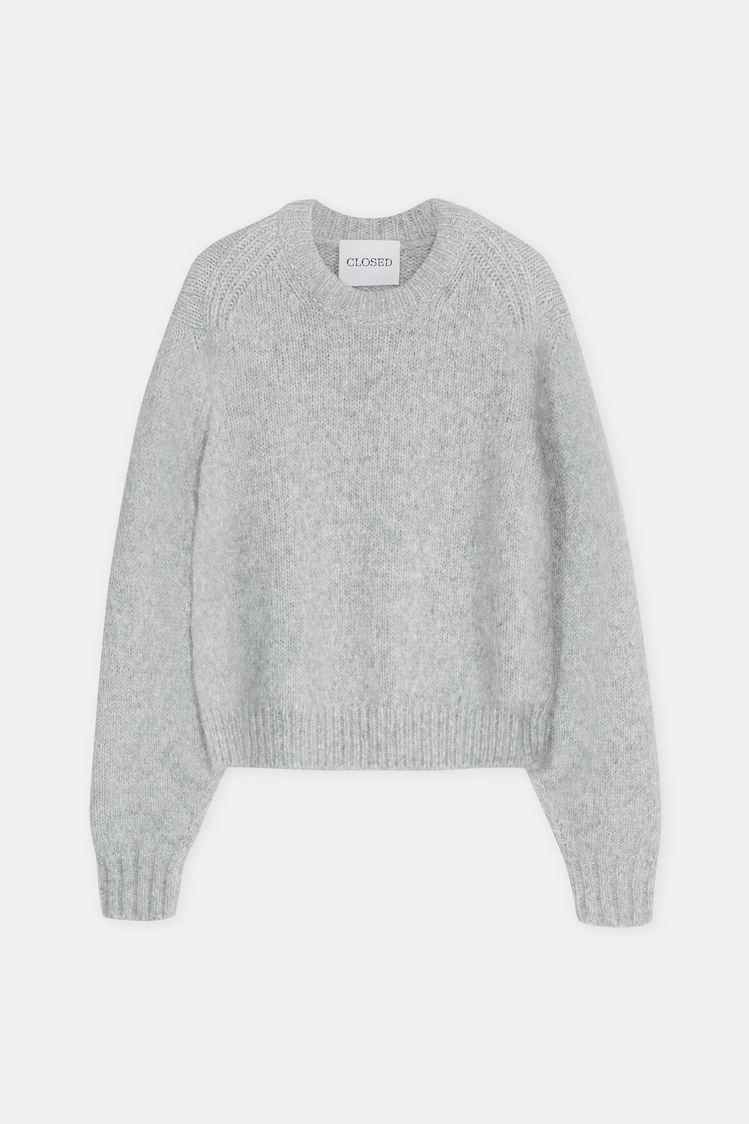 Closed Crewneck Alpaca Grey