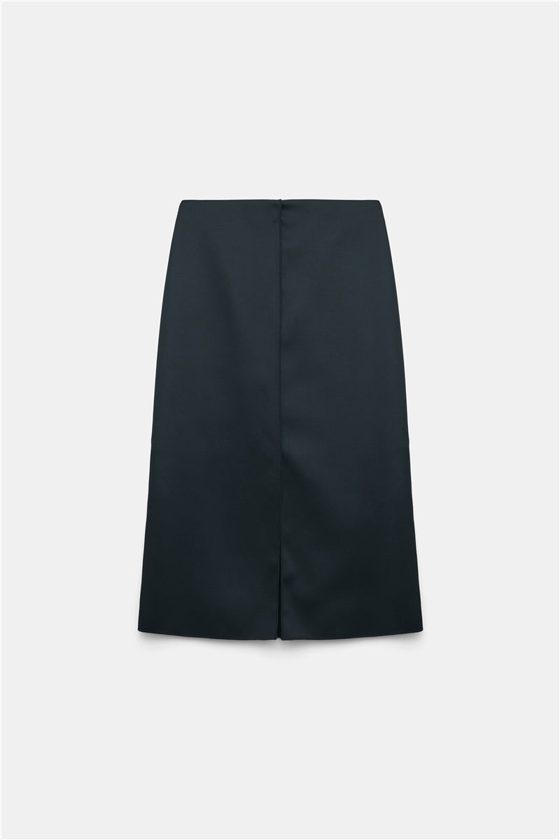 Dorothee Schumacher Skirt Shiny Statement Graphite