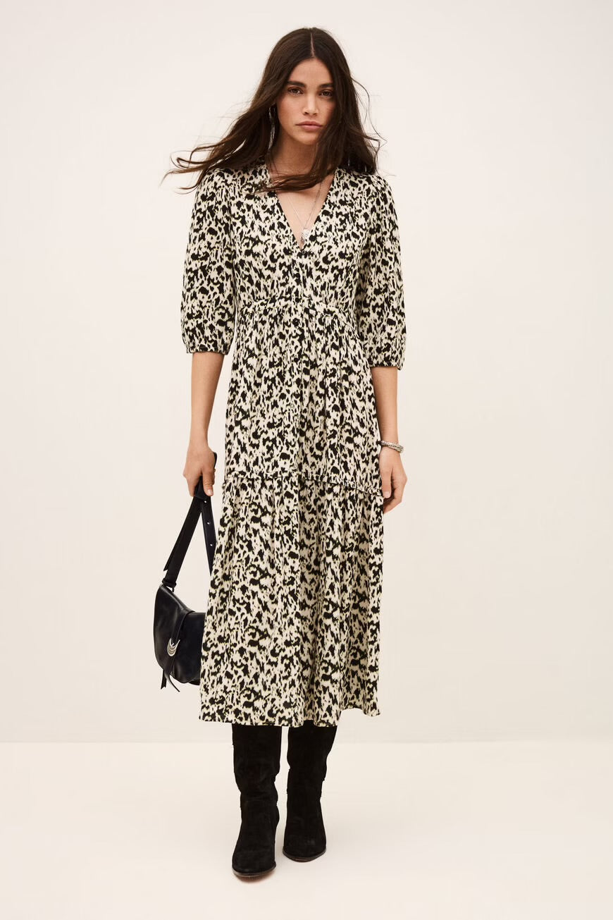 Ba&sh Kleid Palma Ecru