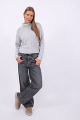 Herzensangelegenheit Pullover Strick Silver