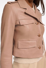 Dorothee Schumacher leather jacket Sleek Statement I