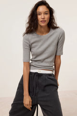 Closed Shortsleeve Melange