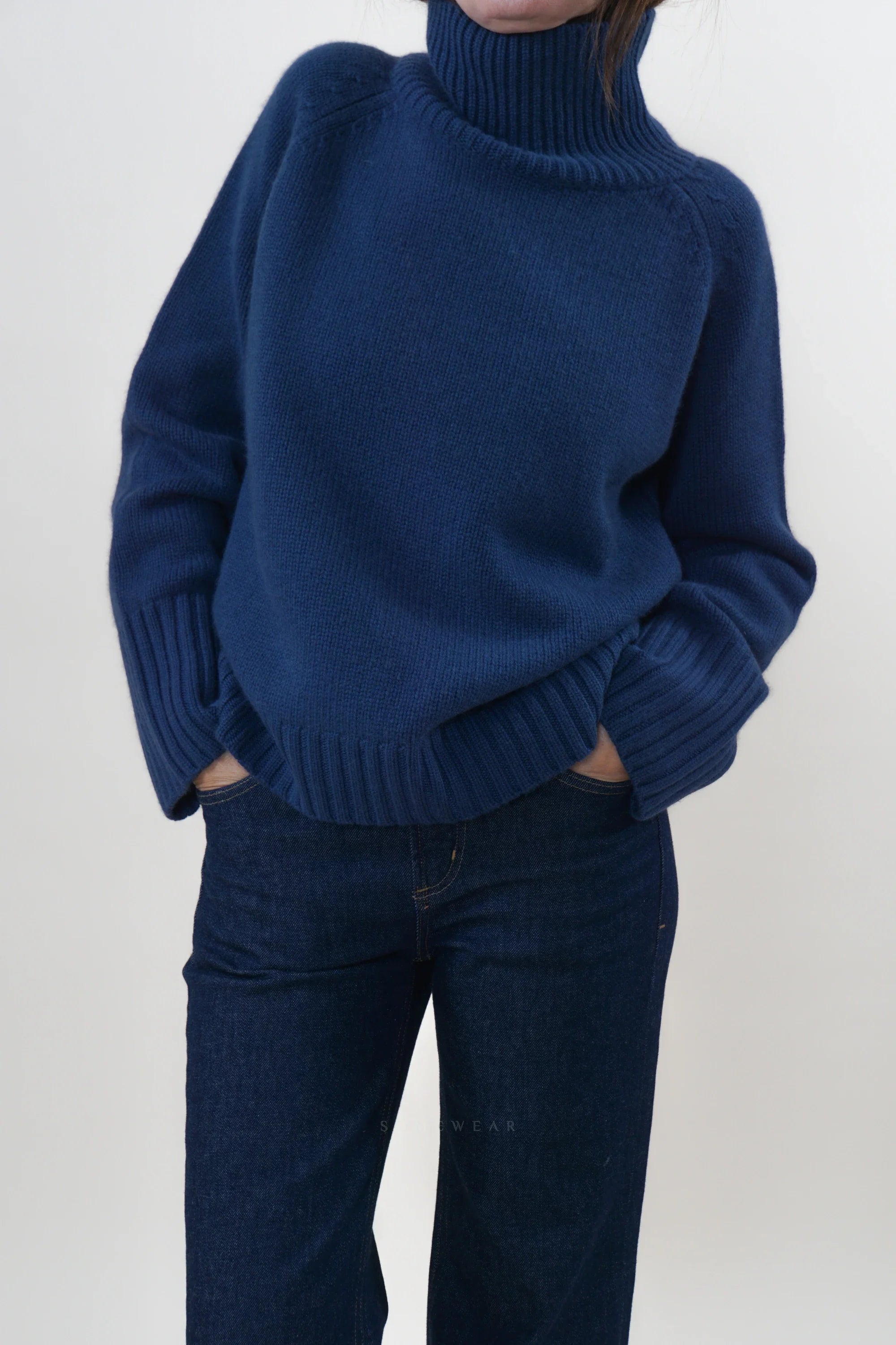 Be You Pullover Turtle Denim