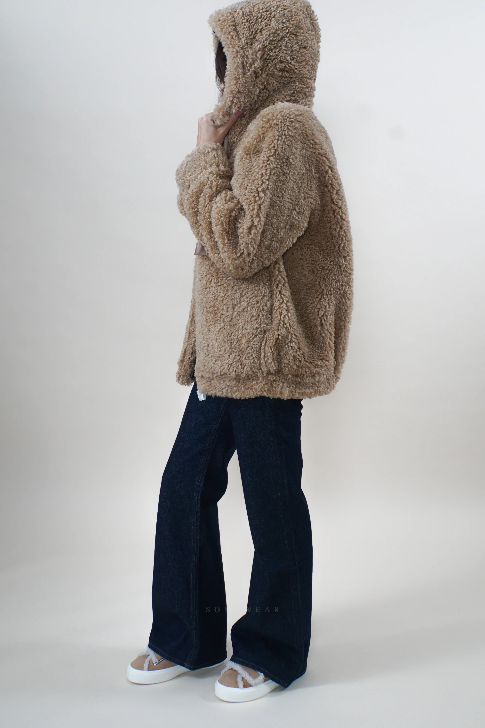 Urban Code Jacke Teddy Caramel