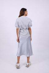 Herzensangelegenheit Cardigan Waist Aluminium