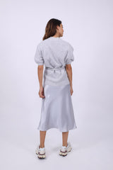 Herzensangelegenheit Cardigan Waist Aluminium