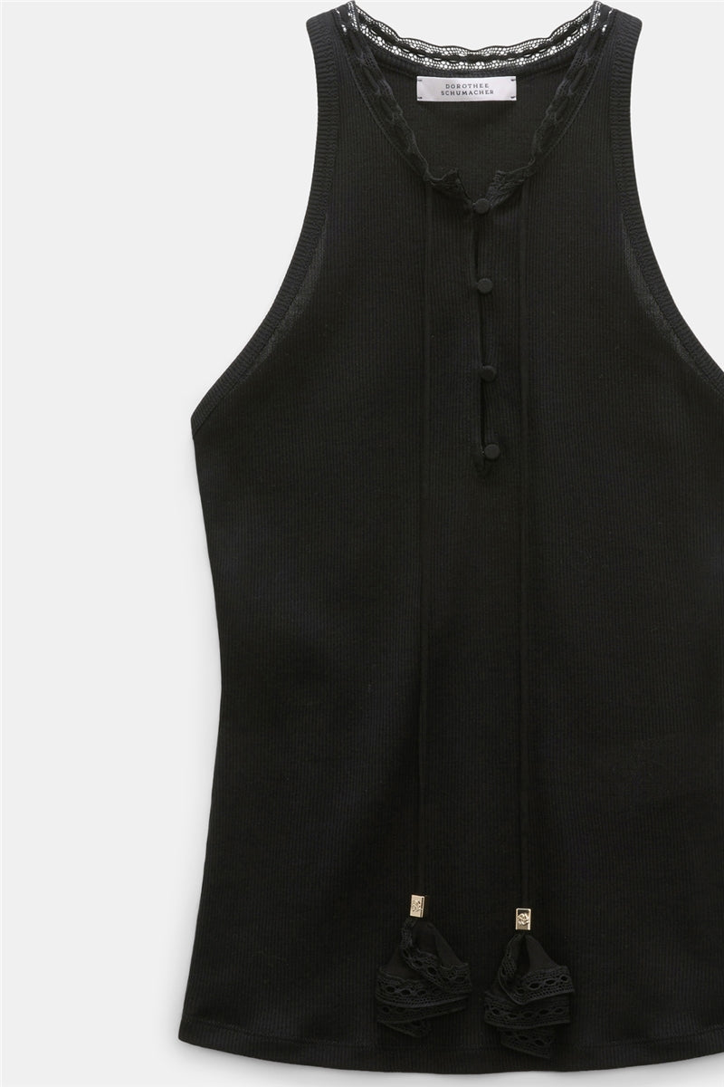 Dorothee Schumacher Top Pure Sleekness Black