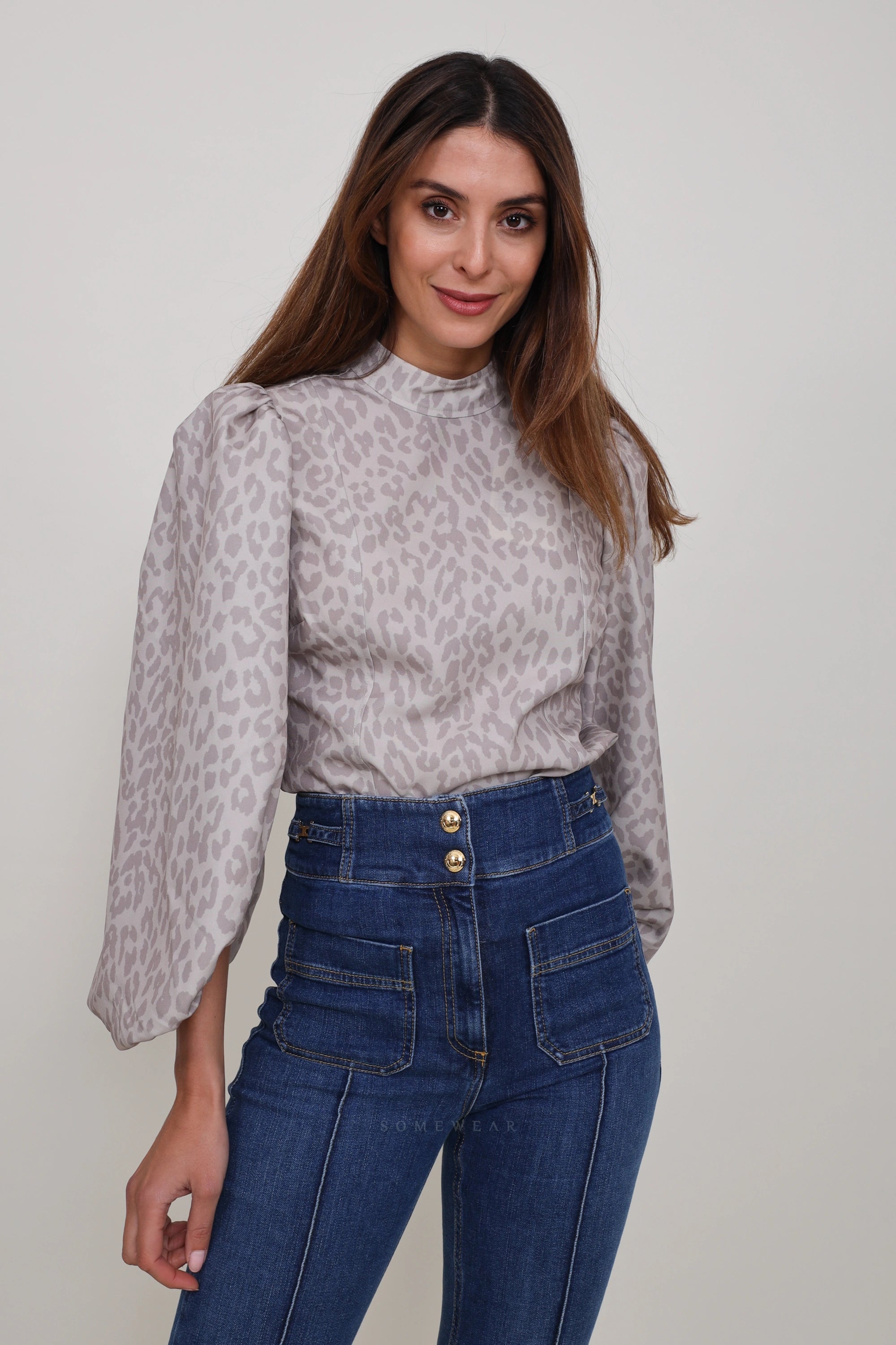 Alcidia Da Veiga blouse Leonie Greige
