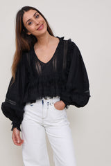 Mes Demoiselles Bluse Melody Black