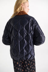 Dorothee Schumacher Jacke Cozy Coolness Navy