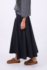 Herzensangelegenheit Rock Pleated Schiefer