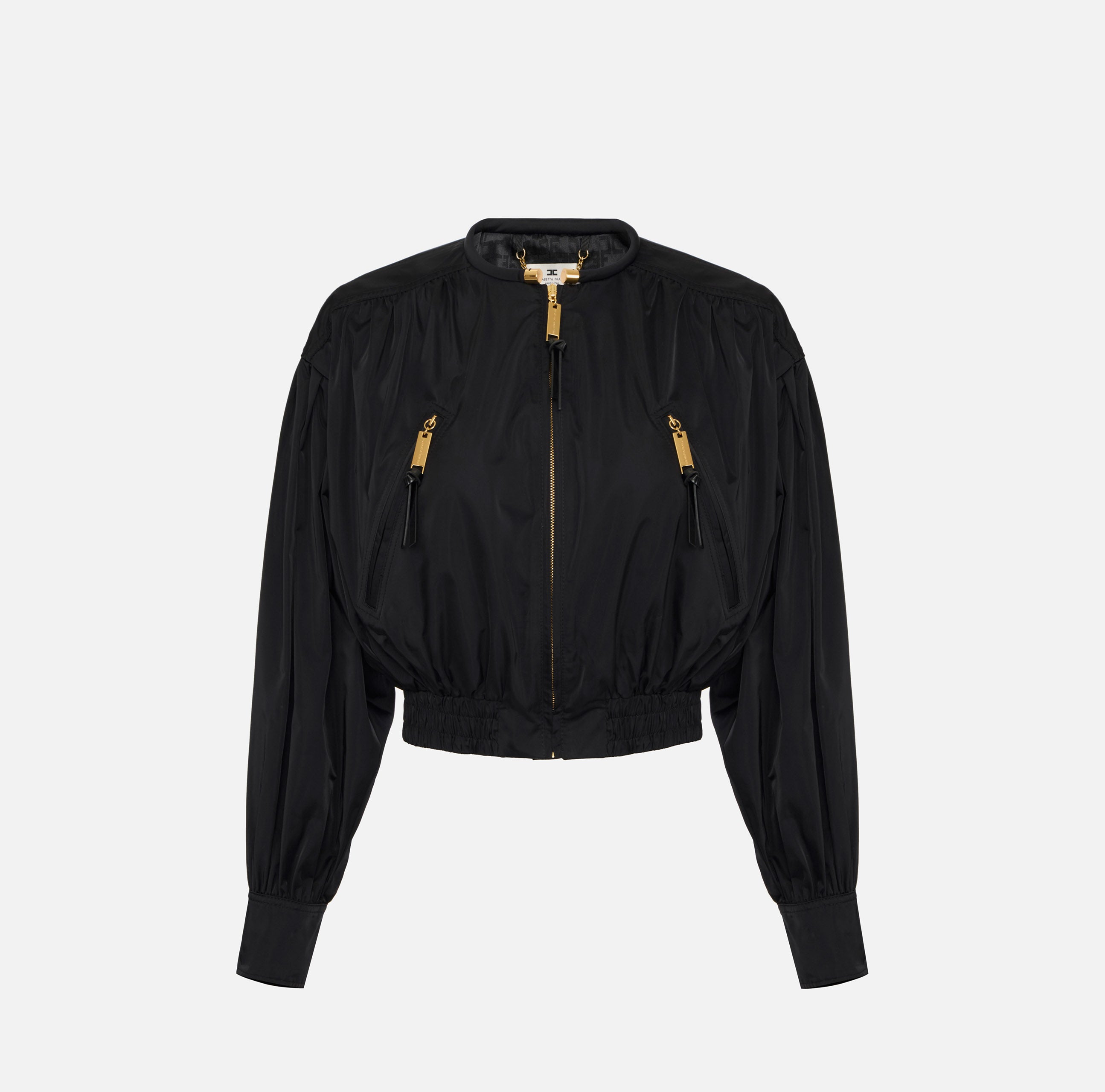 Elisabetta Franchi Bomber Jacket Nero