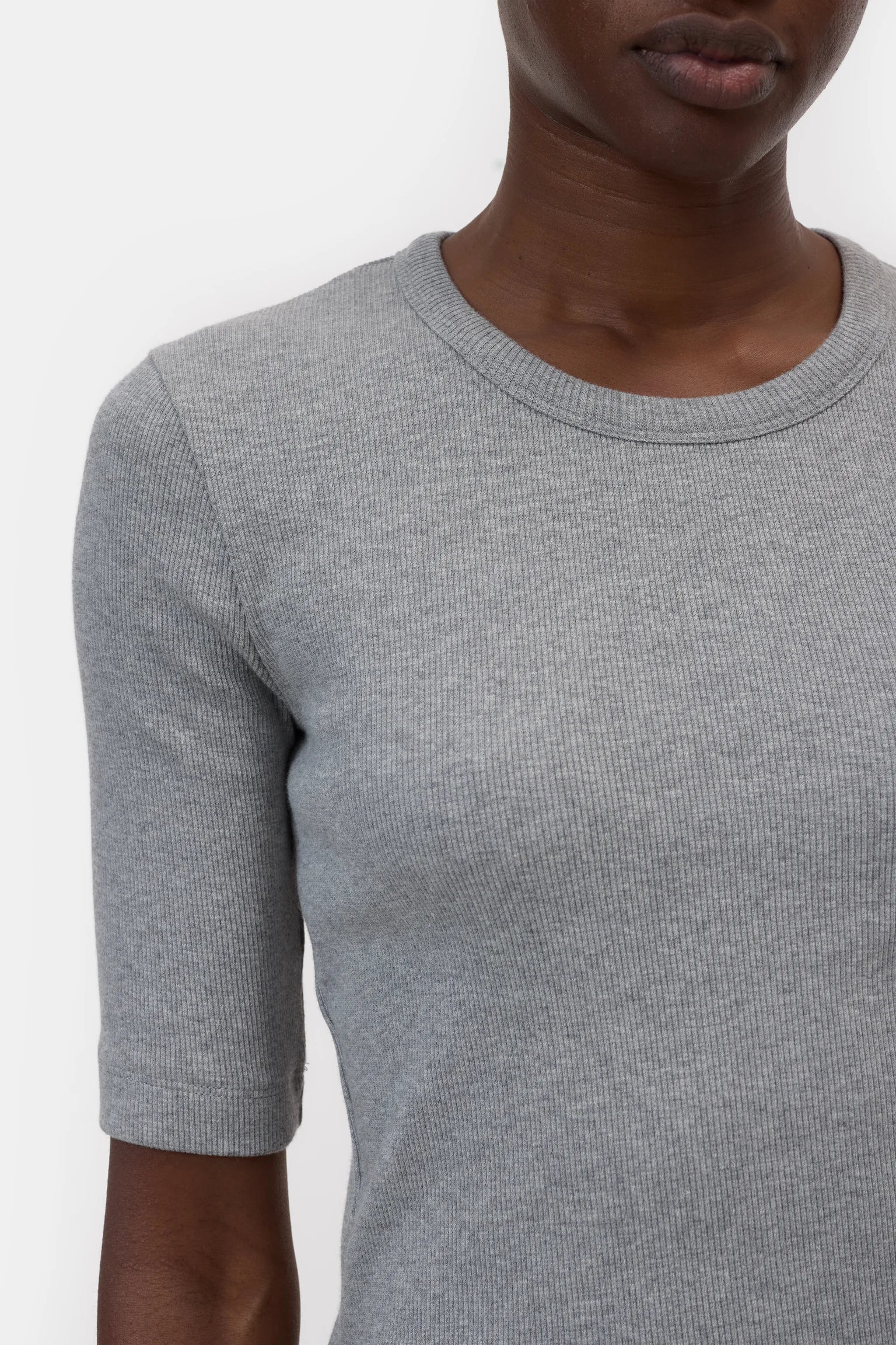Closed Shortsleeve Melange