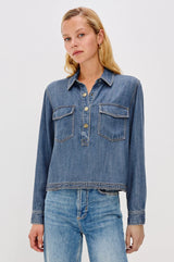 Rails Denim Shirt Ports