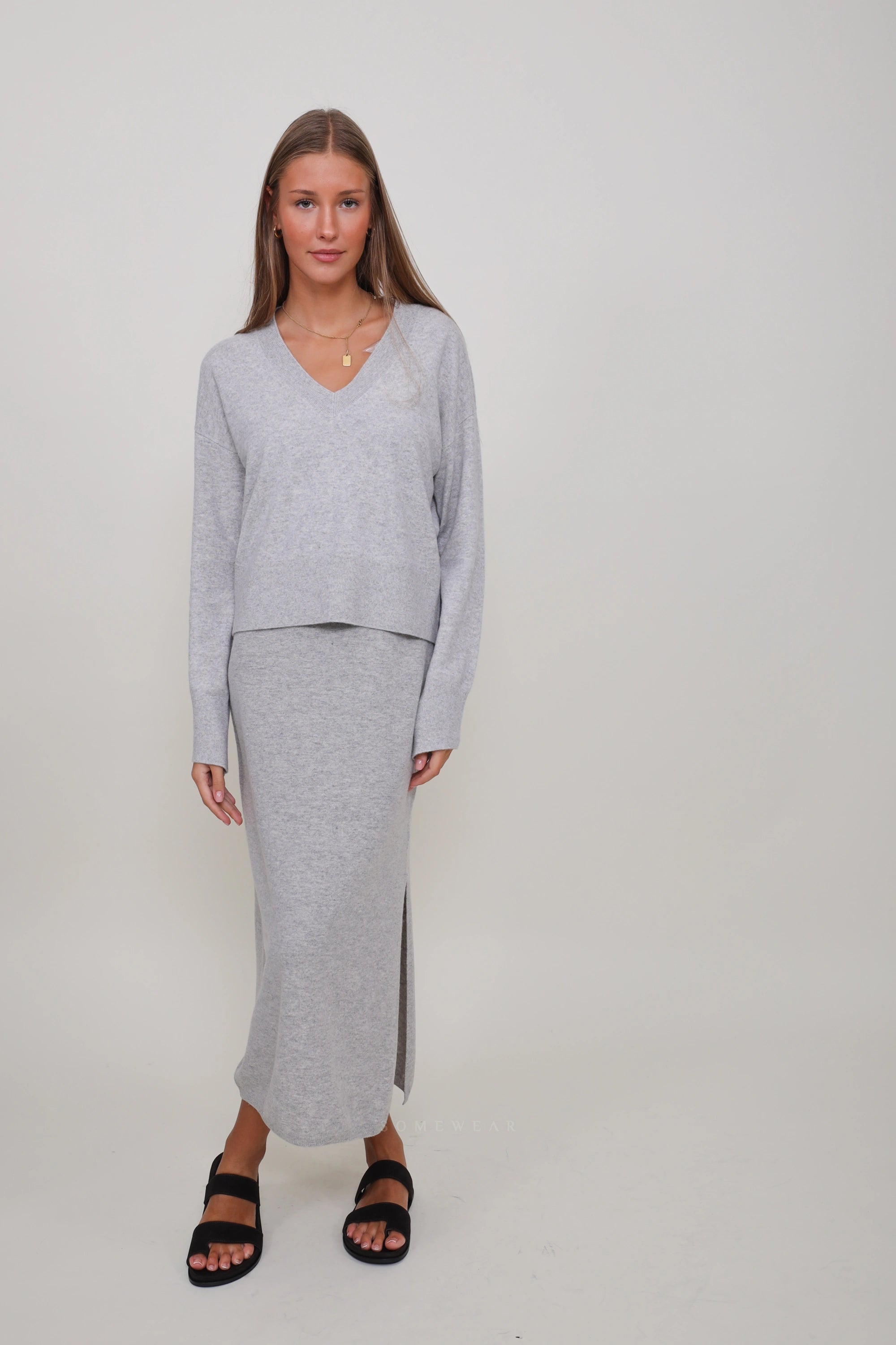 Alcidia Da Veiga Pullover Gala Aluminium