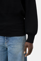 Closed Pullover Wool Black