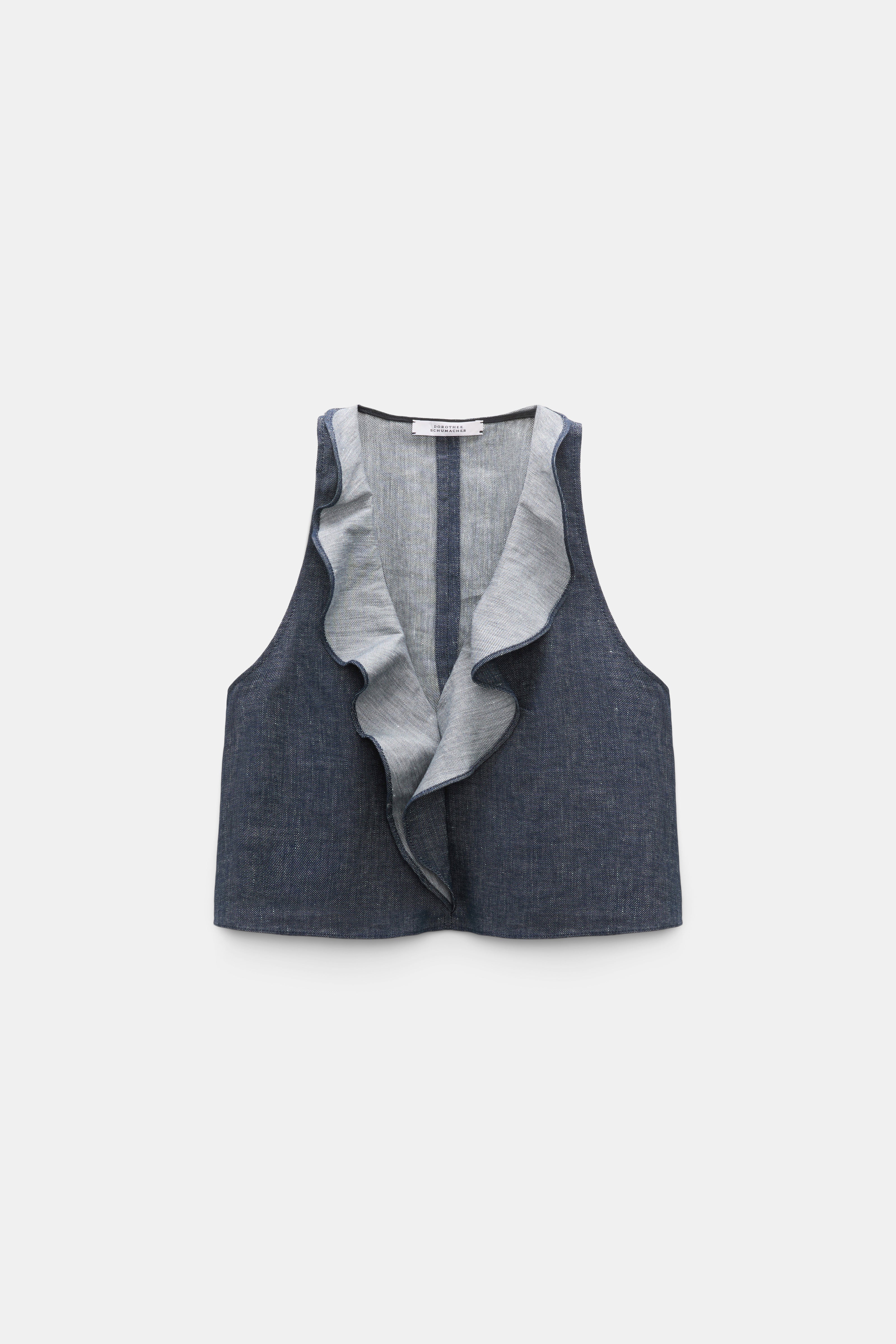 Dorothee Schumacher Top Fluid Denim