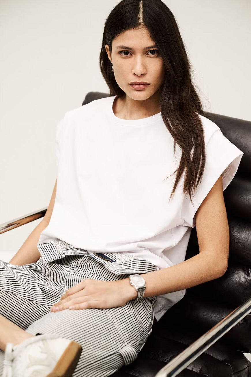 Ba&sh T-Shirt Pio Blanc