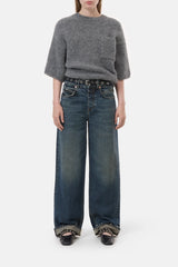 Closed Pullover Short Melange