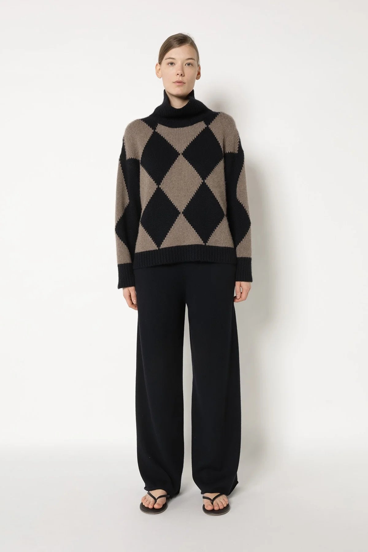 Sminfinity Pullover Argyle Black