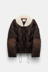 Dorothee Schumacher Jacke Cozy Coolness Choco