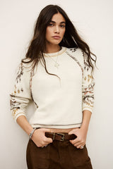 Ba&sh Pullover Clodie Ecru