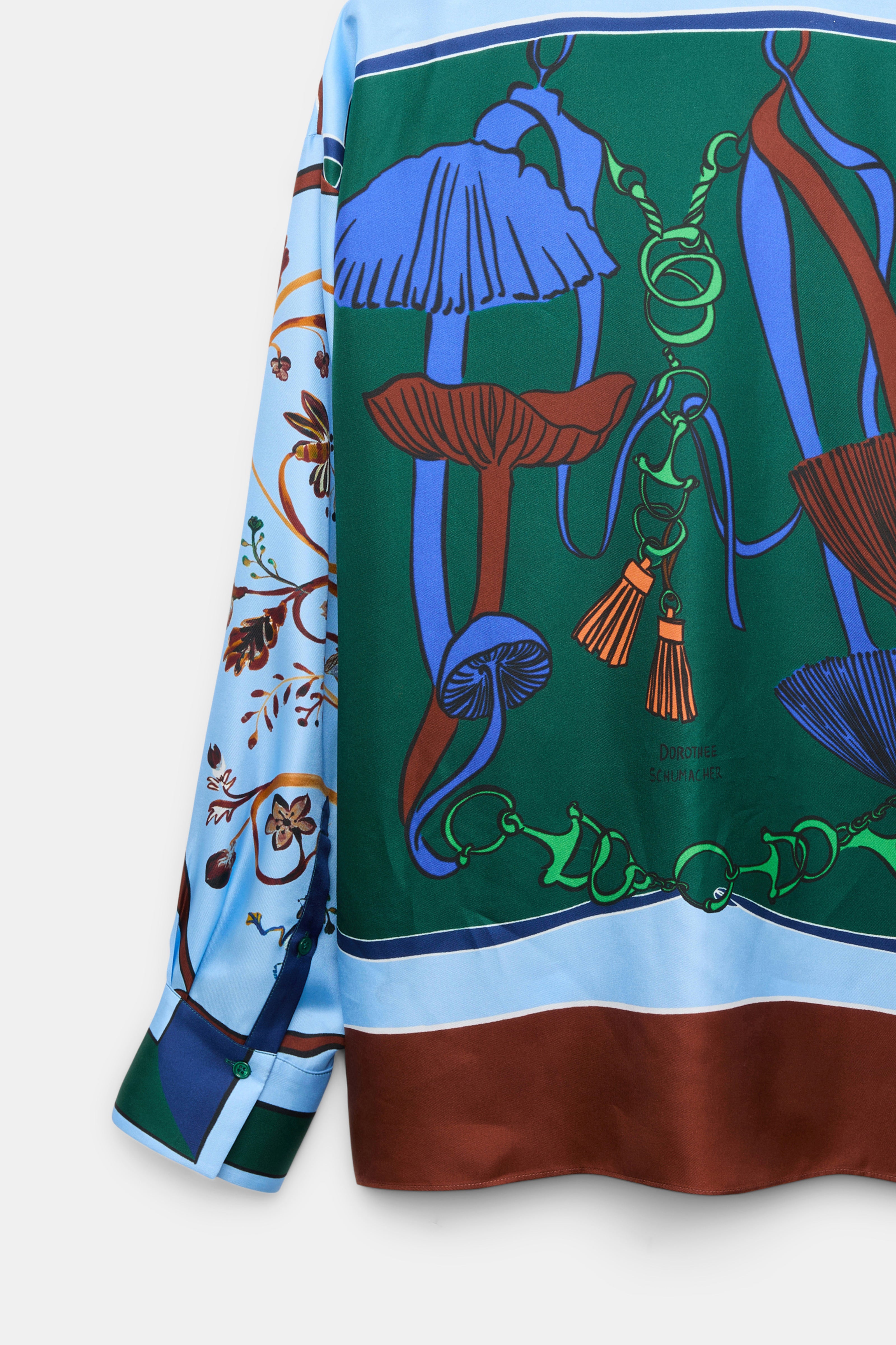 Dorothee Schumacher Bluse Cosmic Funghi Sea