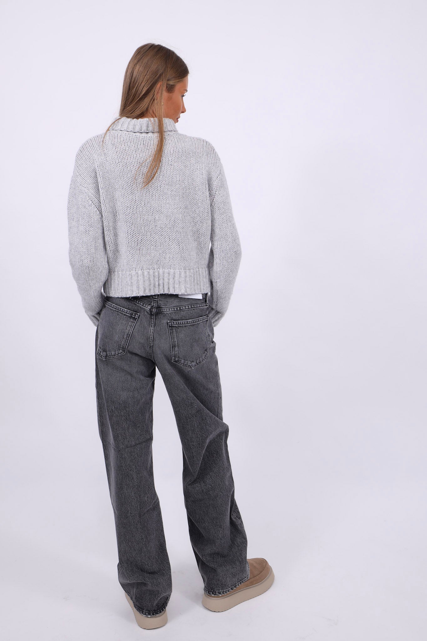 Herzensangelegenheit Pullover Strick Silver
