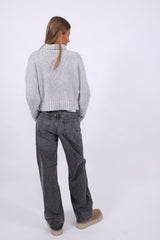 Herzensangelegenheit Pullover Strick Silver