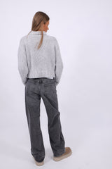 Herzensangelegenheit Pullover Strick Silver