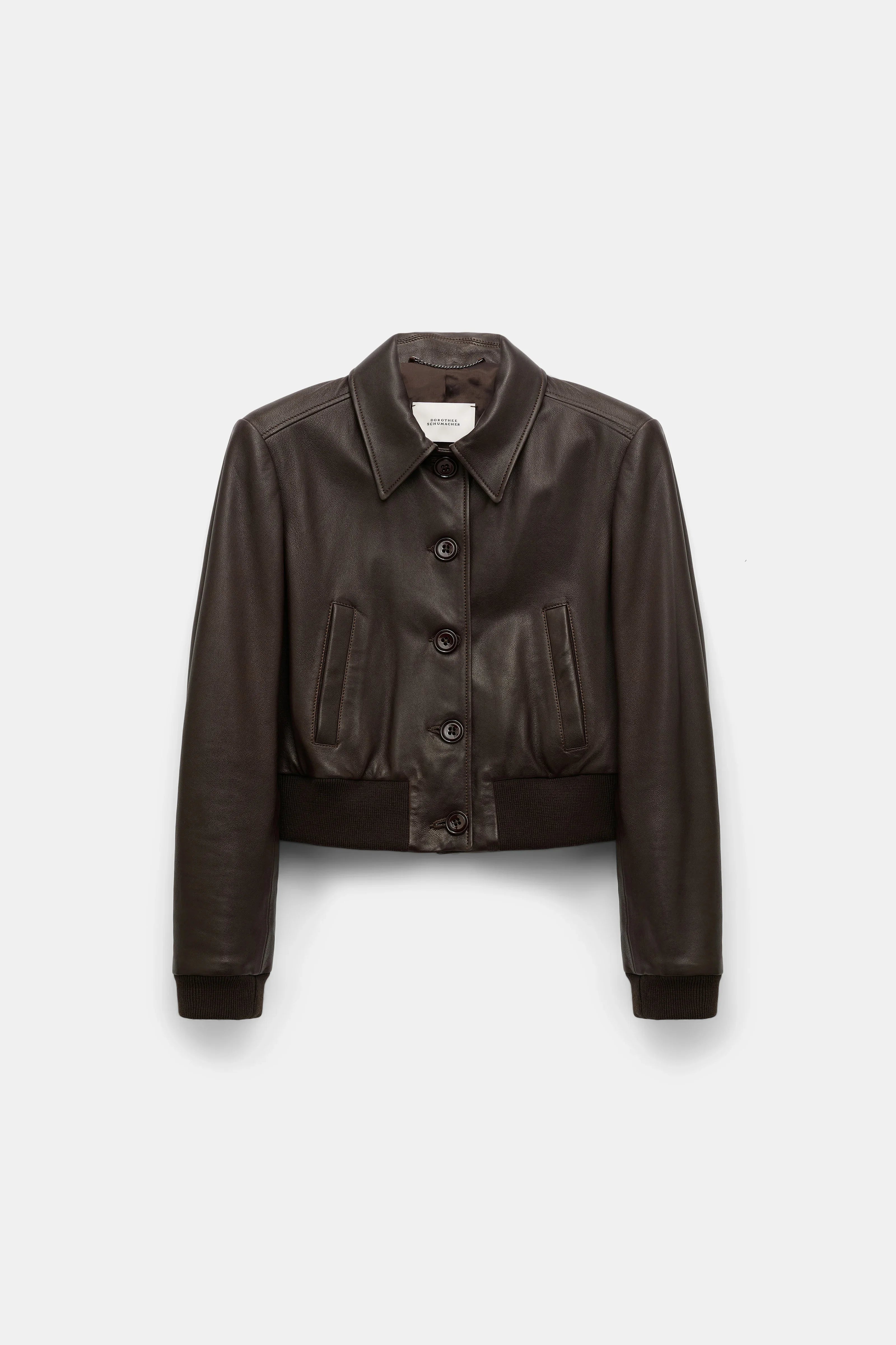 Dorothee Schumacher Jacke Sleek Statement Choco