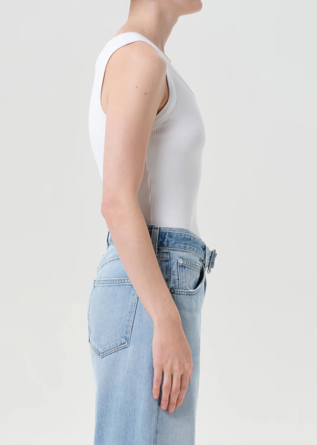 Agolde Tank Poppy White