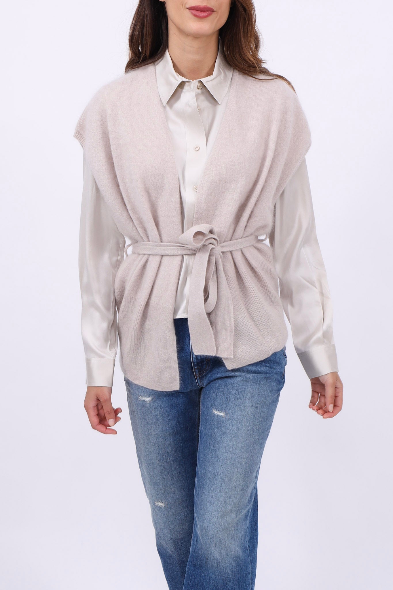Heart Cardigan Waist Cloudy