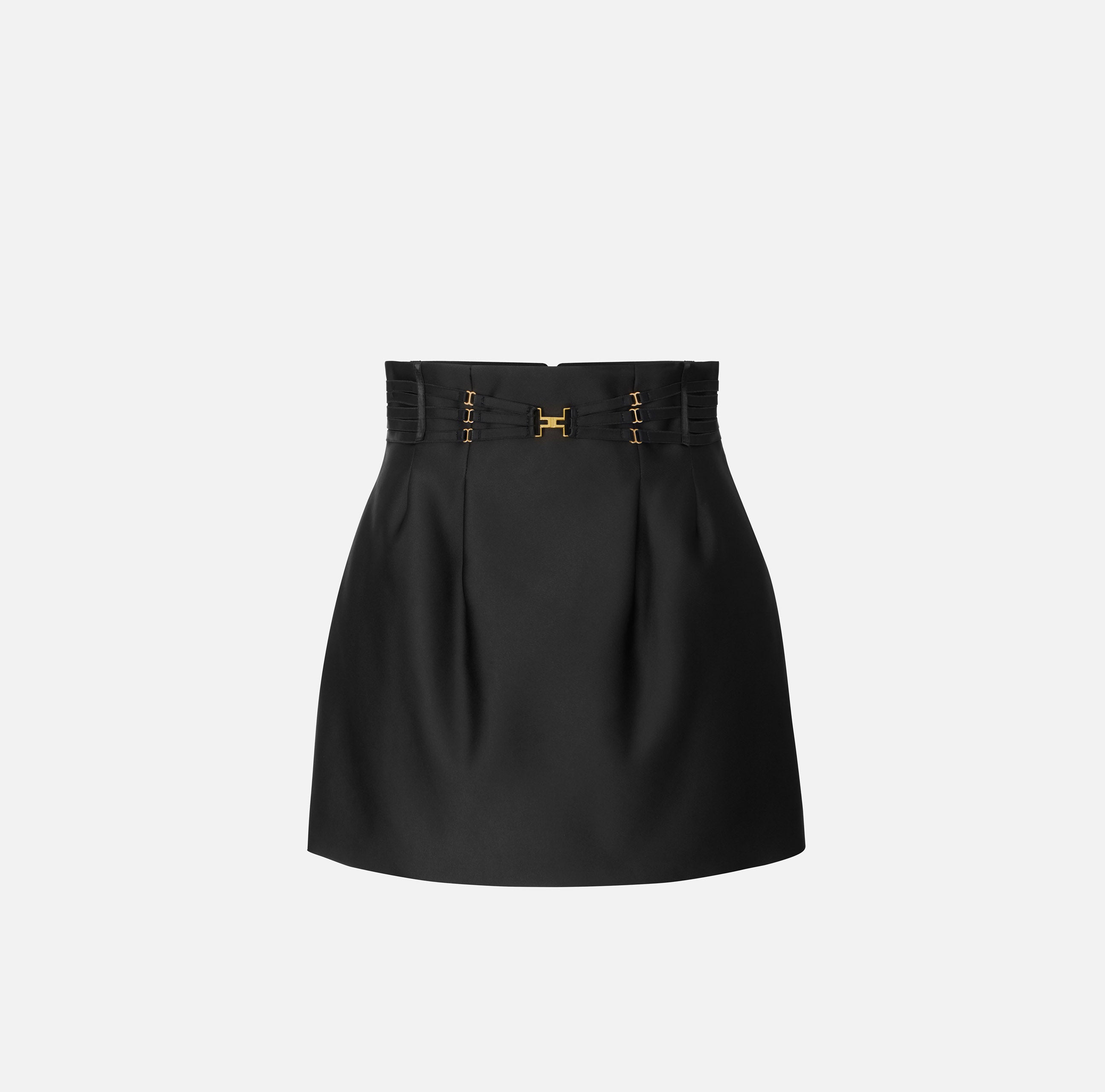 Elisabetta Franchi Rock Satin Black