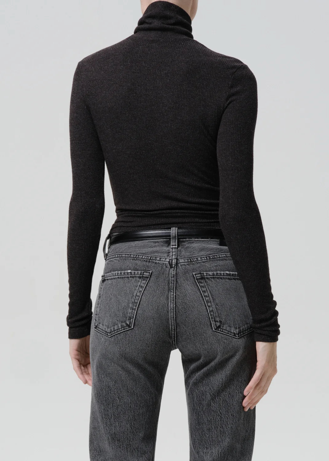 Citizens of Humanity Turtleneck Caradene Heather Charcoal