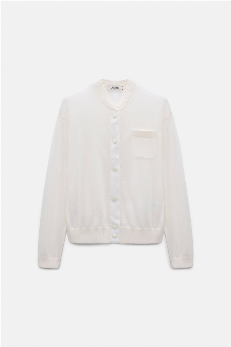 Dorothee Schumacher Cardigan Refined Essentials Orchid