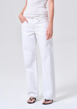Agolde Jeans Low Rise Loose Marshmallow