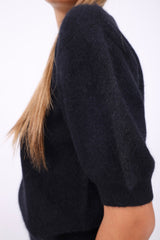 Herzensangelegenheit Pullover Short Black