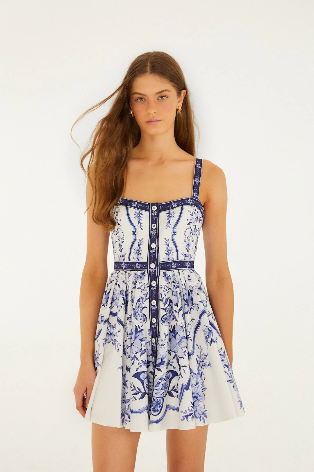 Farm Rio Kleid Porcelain