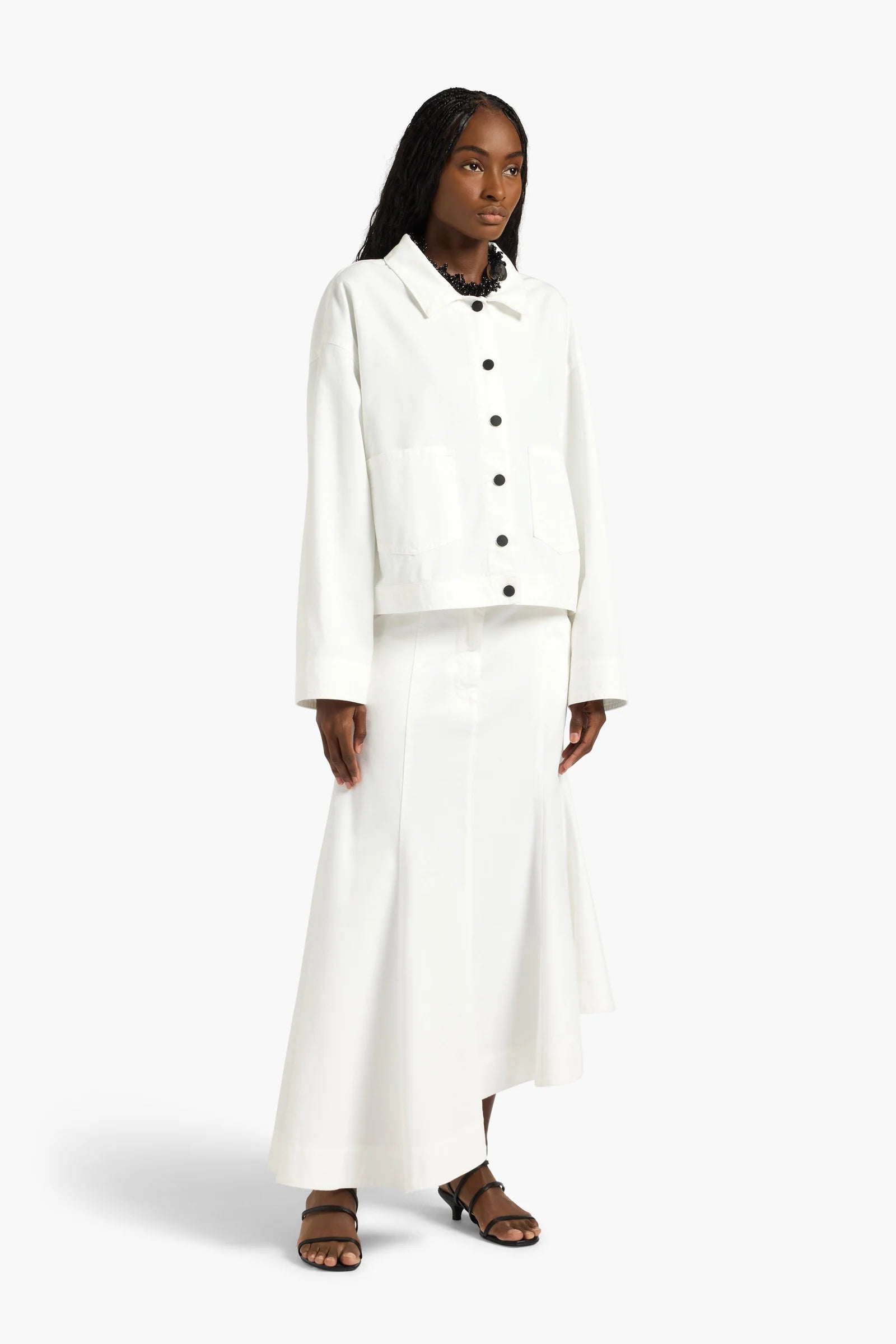 Liviana Conti Jacket Denim White