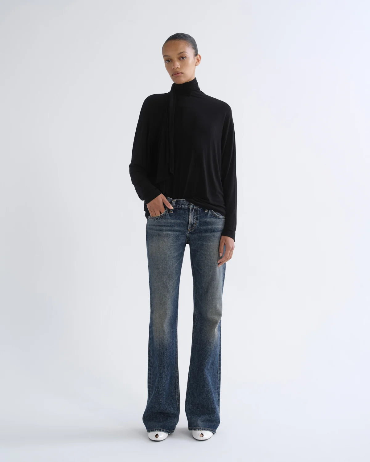 Agolde Jeans Low Rise Boot Combination