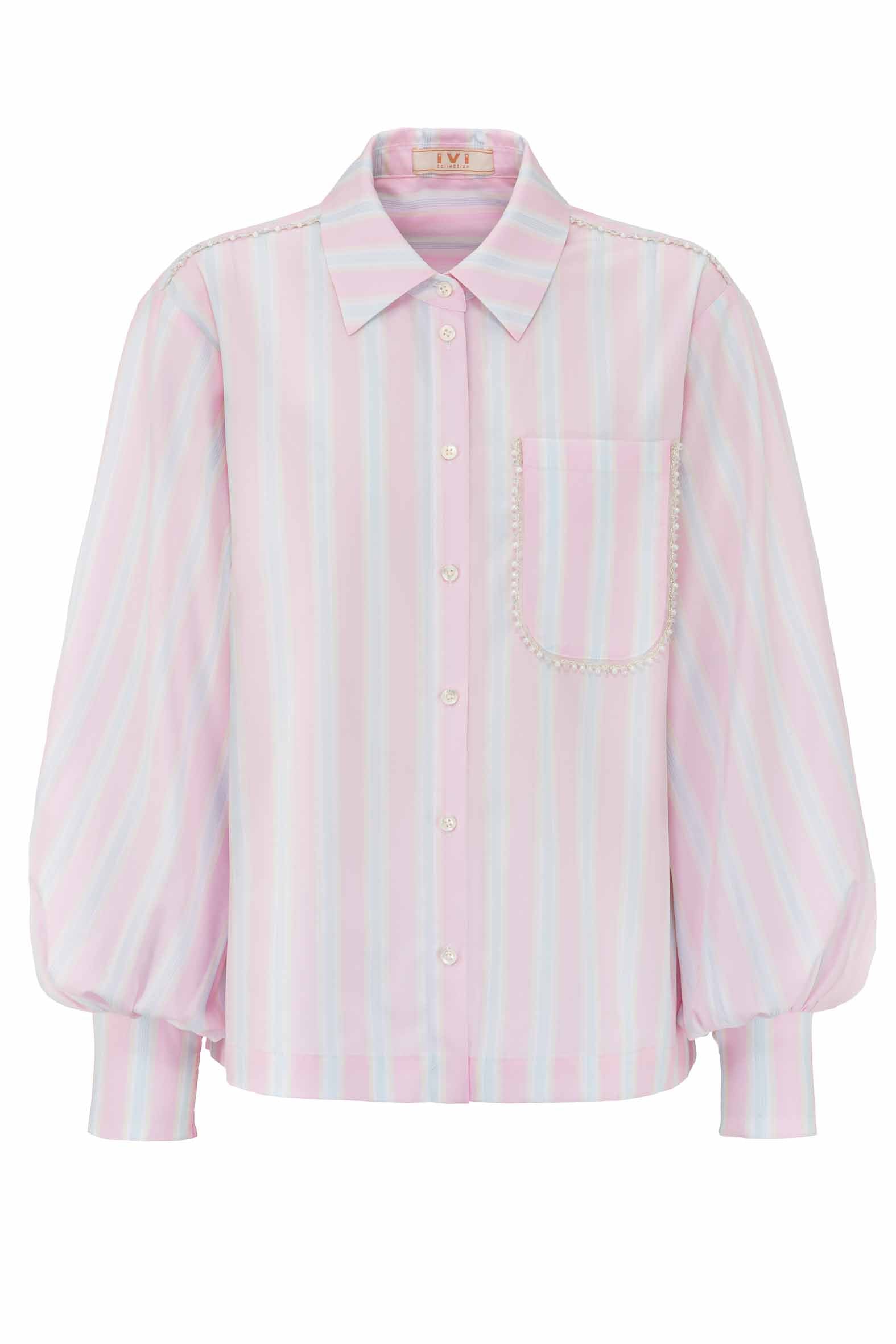 IVI Bluse Pastel Stripe