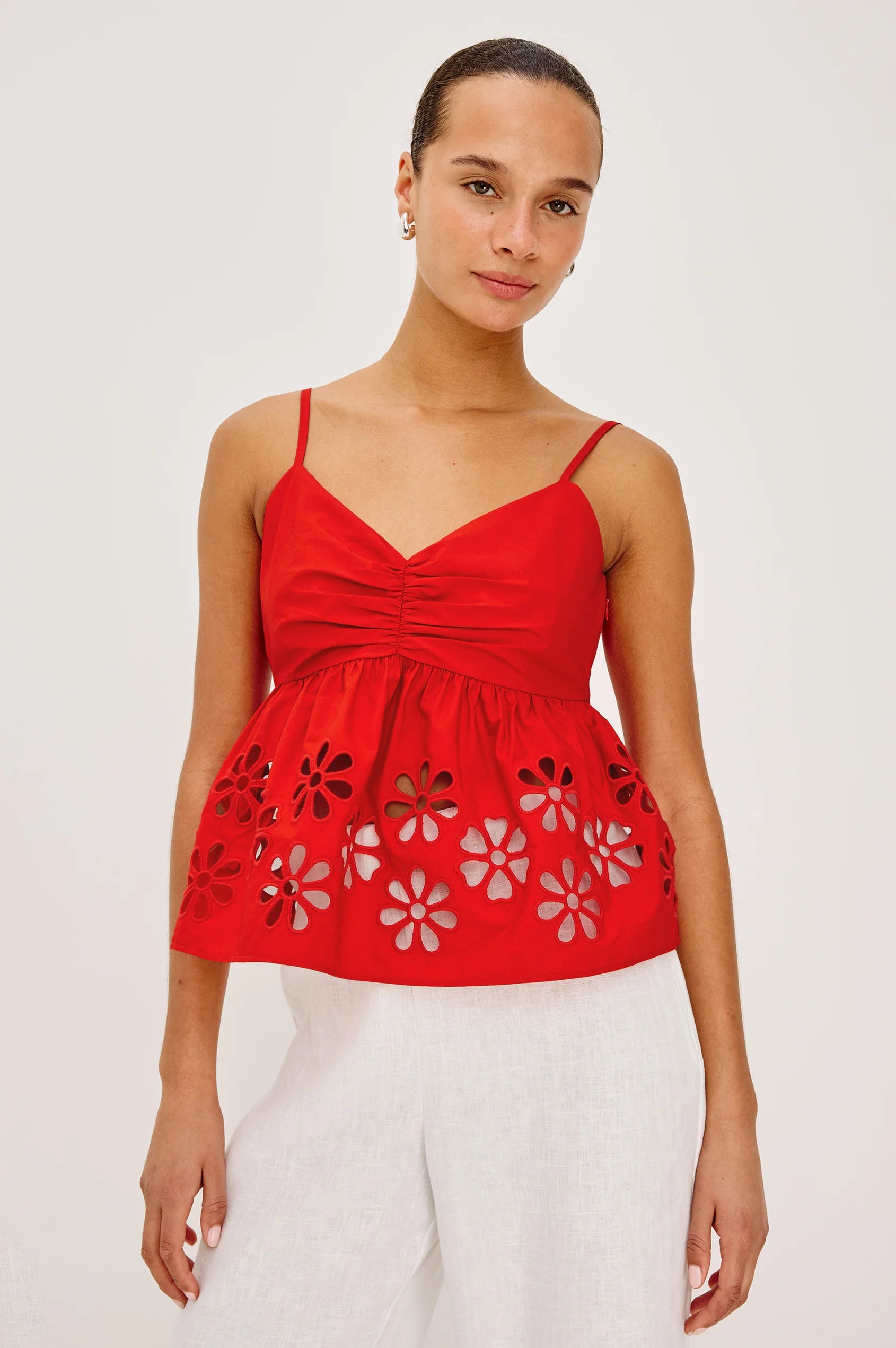Rails Top Meru Scarlet