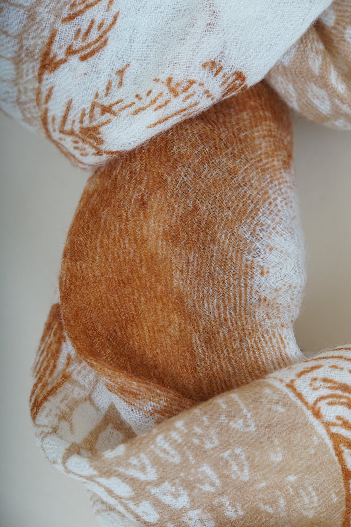 FH Tørklæde Midicube Garden Eden Beige
