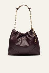 Ba&sh Tasche Nappa June Bordeaux