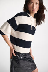 Dorothee Schumacher Pullover Modern Statement Navy