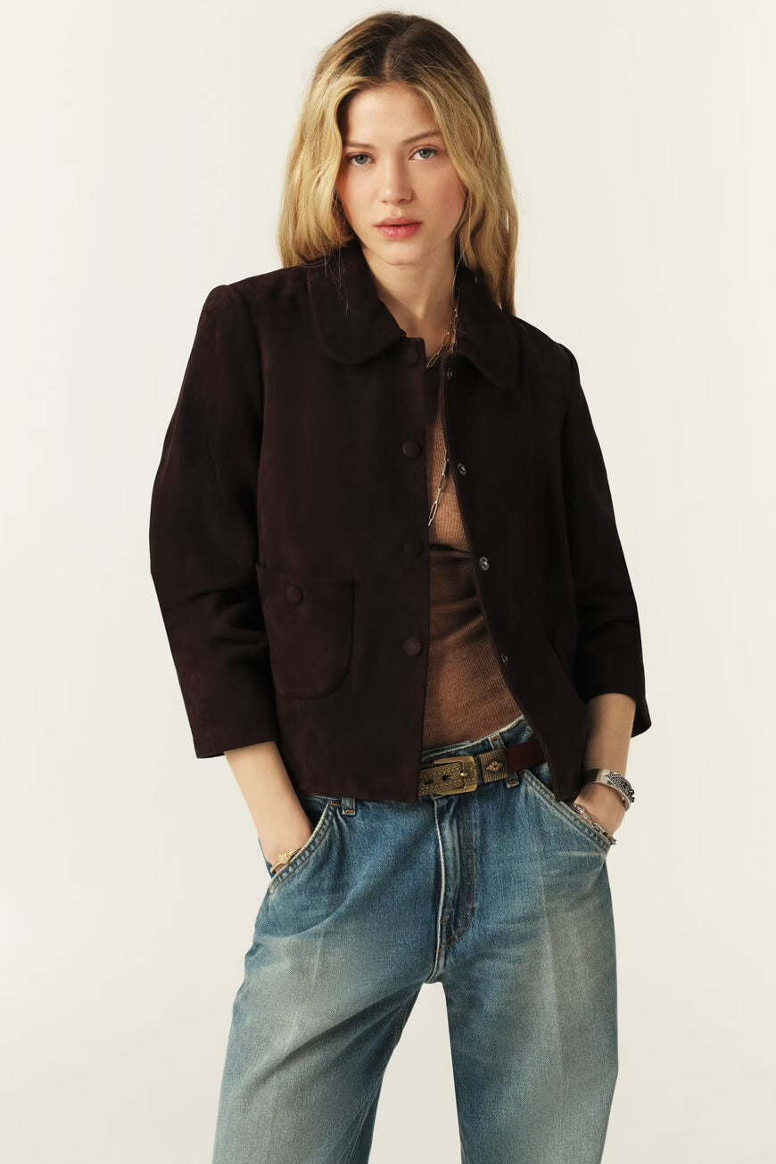 Ba&sh Jacke Milas Chocolate